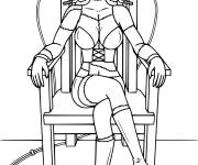 Coloriage La version f&eacute;minine de Frankenstein