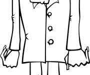 Coloriage Le monstre Frankenstein