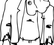 Coloriage Portrait de Frankenstein