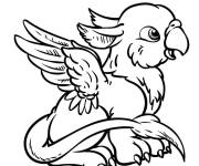 Coloriage B&eacute;b&eacute; Griffon mignon
