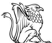 Coloriage Griffon &agrave; colorier