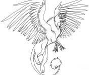 Coloriage et dessins gratuit Griffon Akhor à imprimer