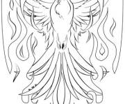 Coloriage et dessins gratuit Griffon prestigieux ouvrant ses ailes à imprimer