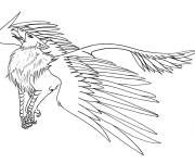 Coloriage Mythologie Griffon