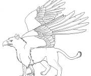 Coloriage Un beau Griffon