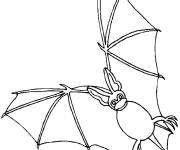 Coloriage et dessins gratuit Chauve-Souris adulte à imprimer