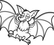 Coloriage Chauve-souris paresseux