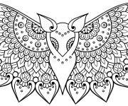 Coloriage Mandala Chauve-Souris Halloween
