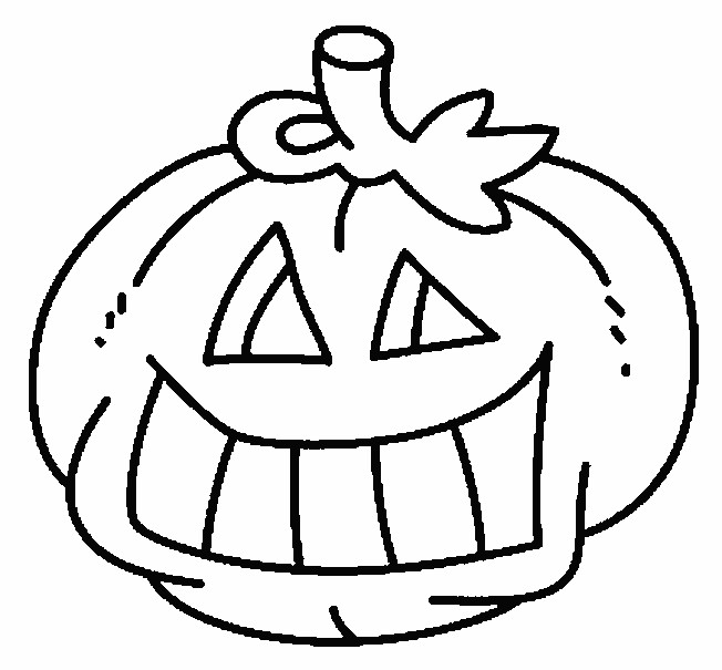 Coloriage et dessins gratuits Citrouille d'halloween amusante à imprimer