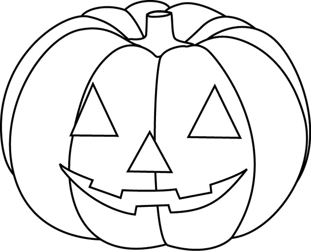 Coloriage et dessins gratuits Citrouille d'Halloween en couleur à imprimer