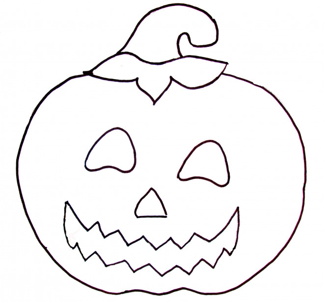 Coloriage Citrouille Dhalloween Maternelle Dessin Gratuit à