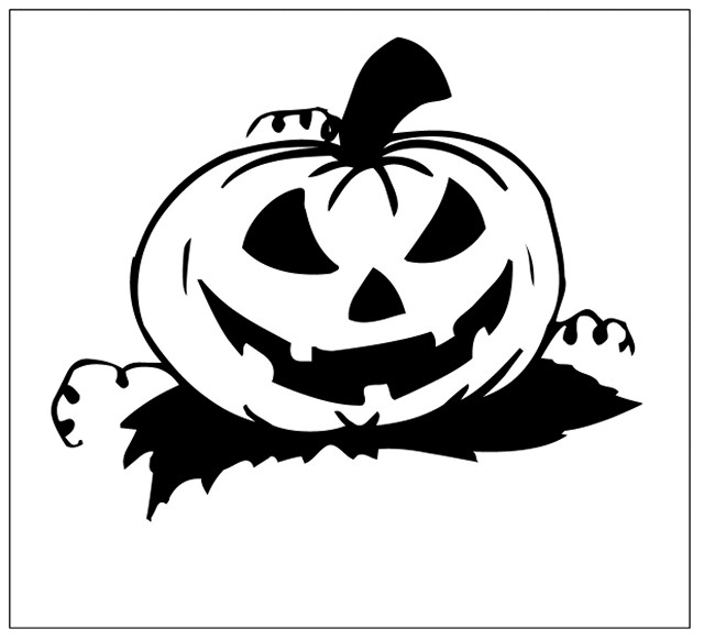 Coloriage et dessins gratuits Citrouille d'Halloween qui donne la frisson à imprimer