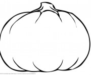 Coloriage Potiron Citrouille