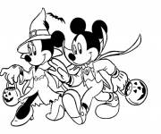 Coloriage et dessins gratuit dessin Disney Halloween à imprimer