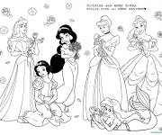 Coloriage Disney Princesses Halloween