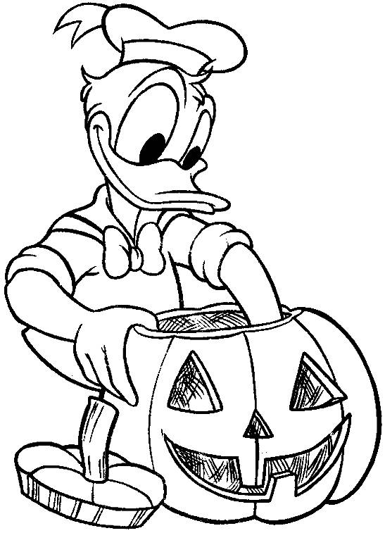 Coloriage Halloween Disney gratuit à imprimer