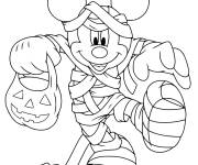Coloriage Mickey Mouse la momie