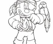 Coloriage Pirates des Cara&iuml;bes - Mickey Mouse Disney