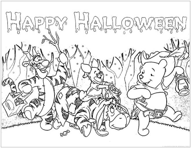 Coloriage et dessins gratuits Super héros Disney Halloween à imprimer