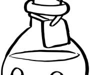 Coloriage Pocima mignon d'halloween pour petit