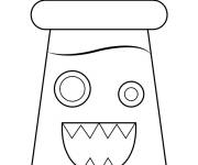 Coloriage Potion mignon avec visage pour Halloween