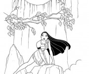 Coloriage et dessins gratuit Disney Pocahontas à imprimer