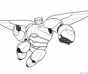 Coloriage Disney Robot volant