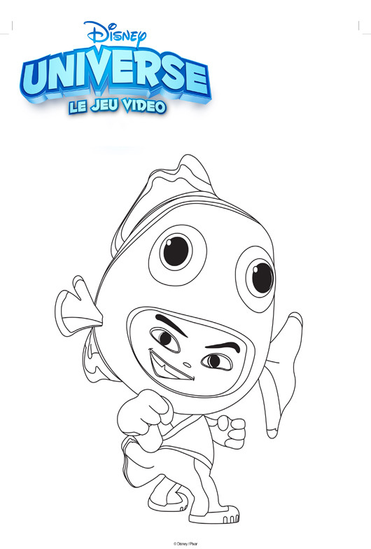 Coloriage et dessins gratuits Disney Universe Le Jeu Video à imprimer