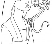 Coloriage Disney Vaina en Ligne