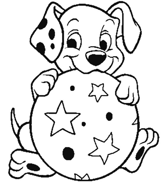 Coloriage et dessins gratuits Lucky chien Disney à imprimer