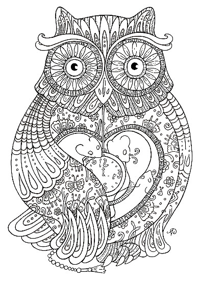 Coloriage Hibou mandala dessin gratuit à imprimer Coloriage Hibou mandala dessin gratuit à imprimer