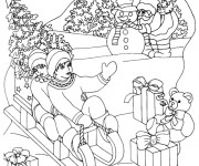 Coloriage Hiver Maternelle de Noel