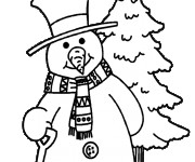 Coloriage et dessins gratuit Hiver Neige 13 à imprimer