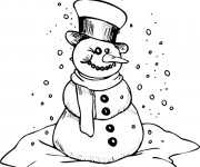 Coloriage et dessins gratuit Hiver Neige 16 à imprimer