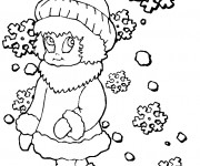 Coloriage Hiver Neige 54