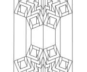 Coloriage Art d'Illusion d'optique