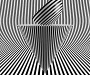 Coloriage Des formes g&eacute;om&eacute;trique illusions