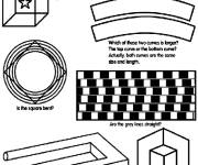 Coloriage et dessins gratuit Des illusions visuelles à imprimer