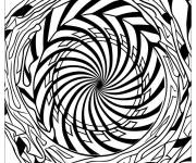 Coloriage Design d'Illusion d'optique gs