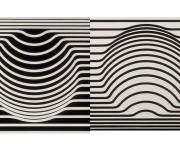 Coloriage Deux mod&egrave;les d'Illusion d'optique