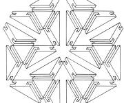 Coloriage Formes Illusion d'optique incroyable