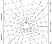 Coloriage Illusion d'optique 3D &agrave; apprendre