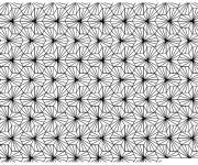 Coloriage Illusion d'optique anti-stress