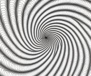 Coloriage Illusion d'optique artwork
