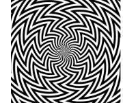 Coloriage Illusion d'optique Bridget Riley Blaze
