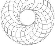 Coloriage Illusion d'optique d'infinit&eacute;