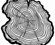 Coloriage Illusion d'optique de s&eacute;quoia