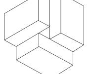 Coloriage et dessins gratuit Illusion d'optique imprimable à imprimer