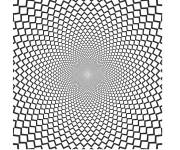 Coloriage Illusion d'optique Lignes nettes