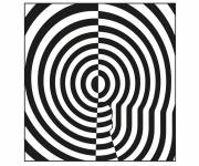 Coloriage Illusion d'optique pour &eacute;coliers